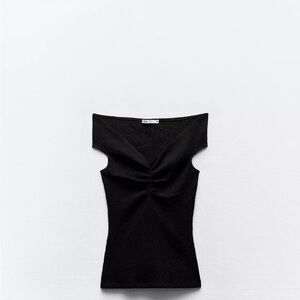 Zara Elegant Black Women's Top
